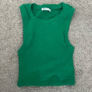 Zara Cropped shirt